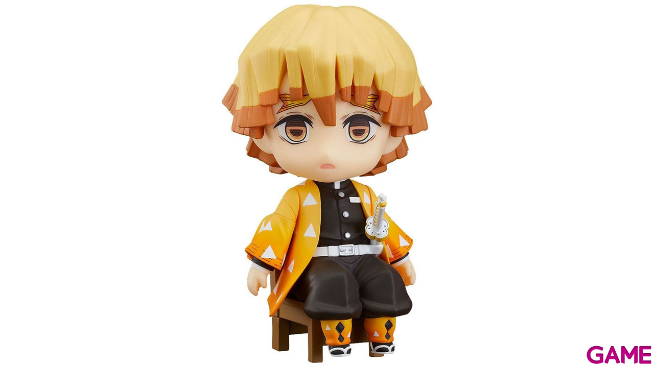 Figura Nendoroid Demon Slayer Kimetsu no Jaiba Zenitsu Agatsuma de 9 cm-0