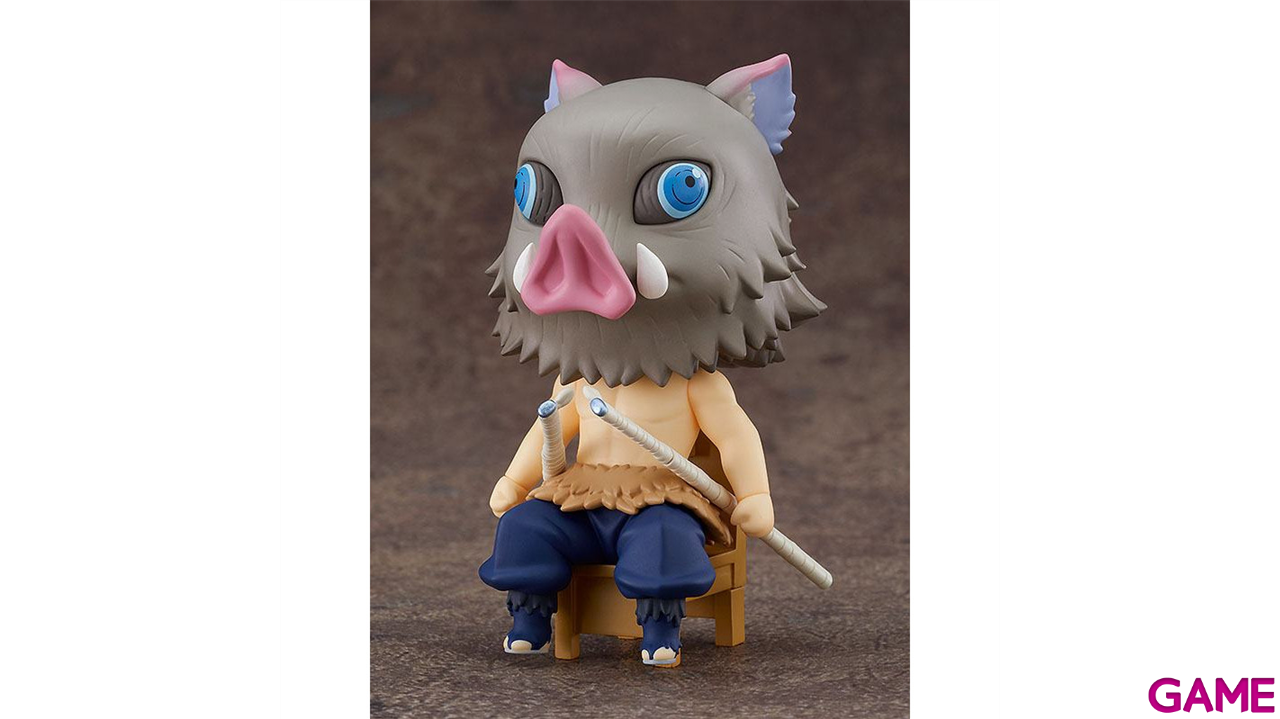 Figura Nendoroid Demon Slayer Kimetsu no Jaiba Inosuke Hashibira de 9 cm-1