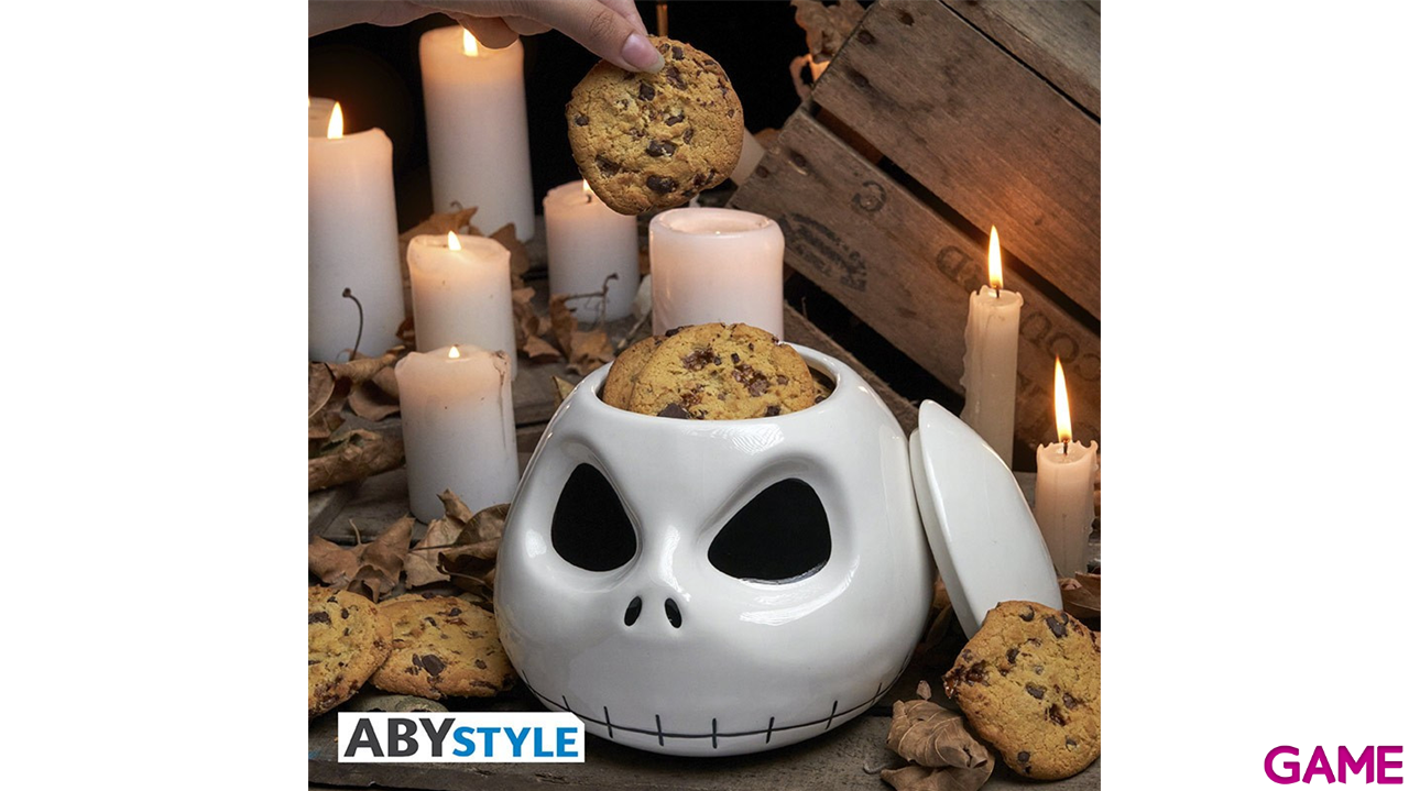 Caja de Galletas Pesadilla antes de Navidad Jack Skellington de 22 cm-1