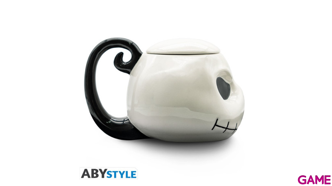 Taza 3D Pesadilla antes de Navidad Jack Skellington de 350 ml-0