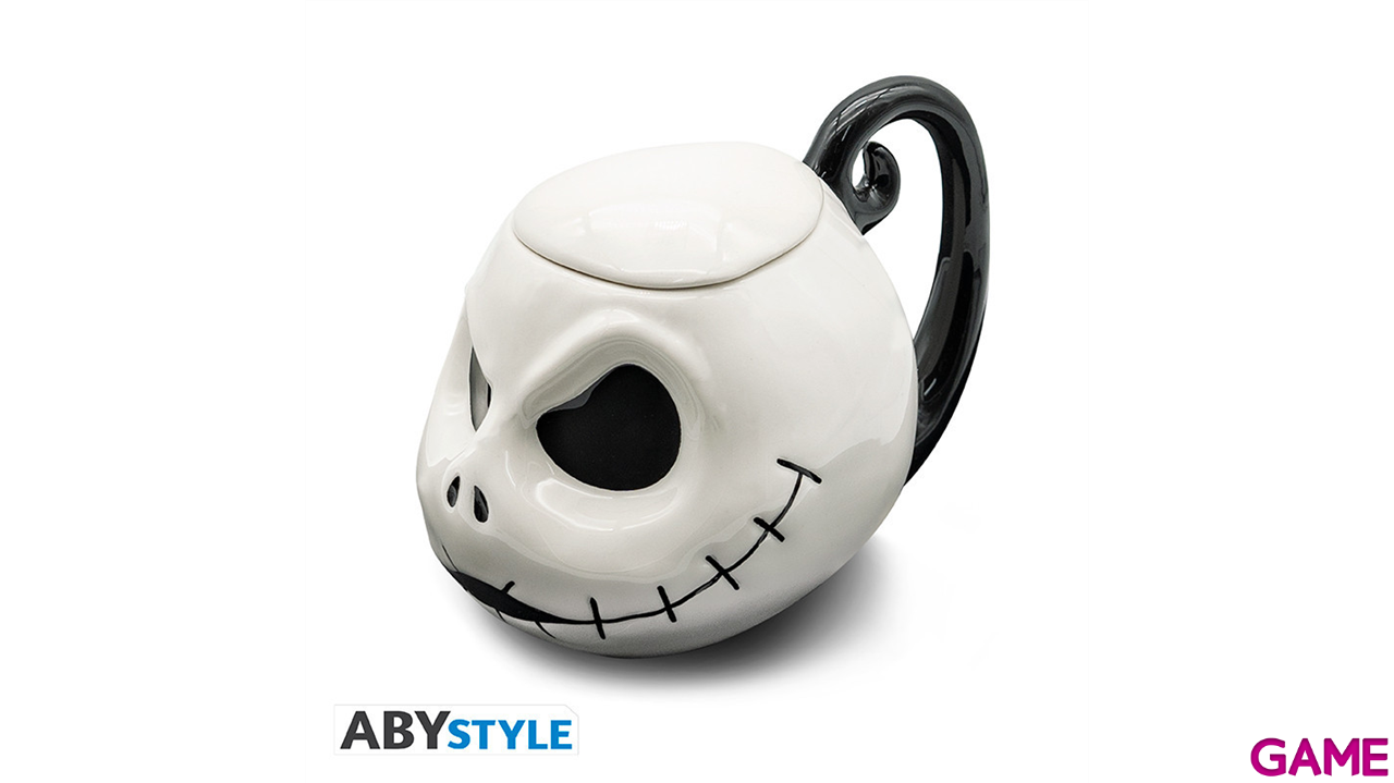 Taza 3D Pesadilla antes de Navidad Jack Skellington de 350 ml-1