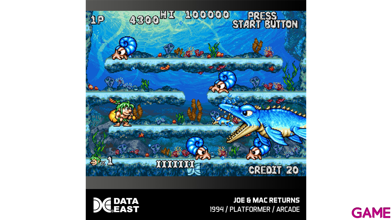 Cartucho Evercade Data East Arcade Collection 2-10