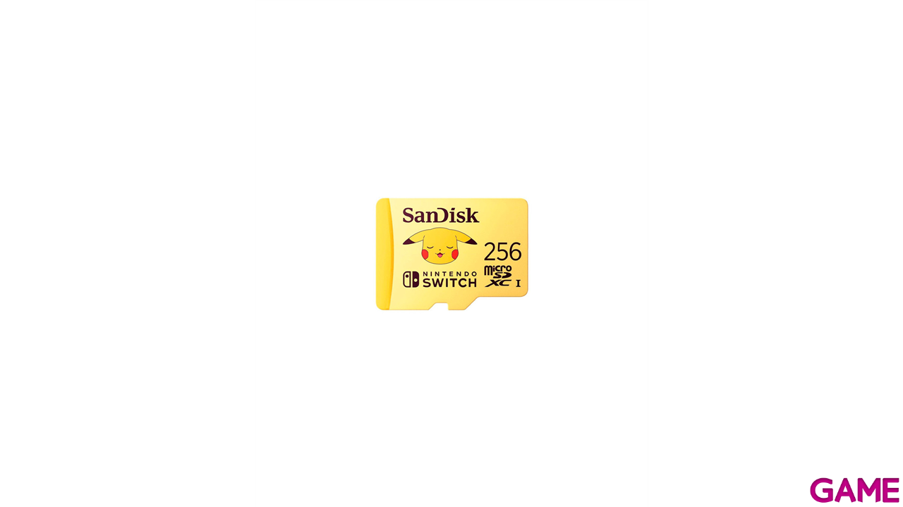 Memoria Sandisk 256GB microSDXC Pokemon Pikachu -Licencia oficial--2