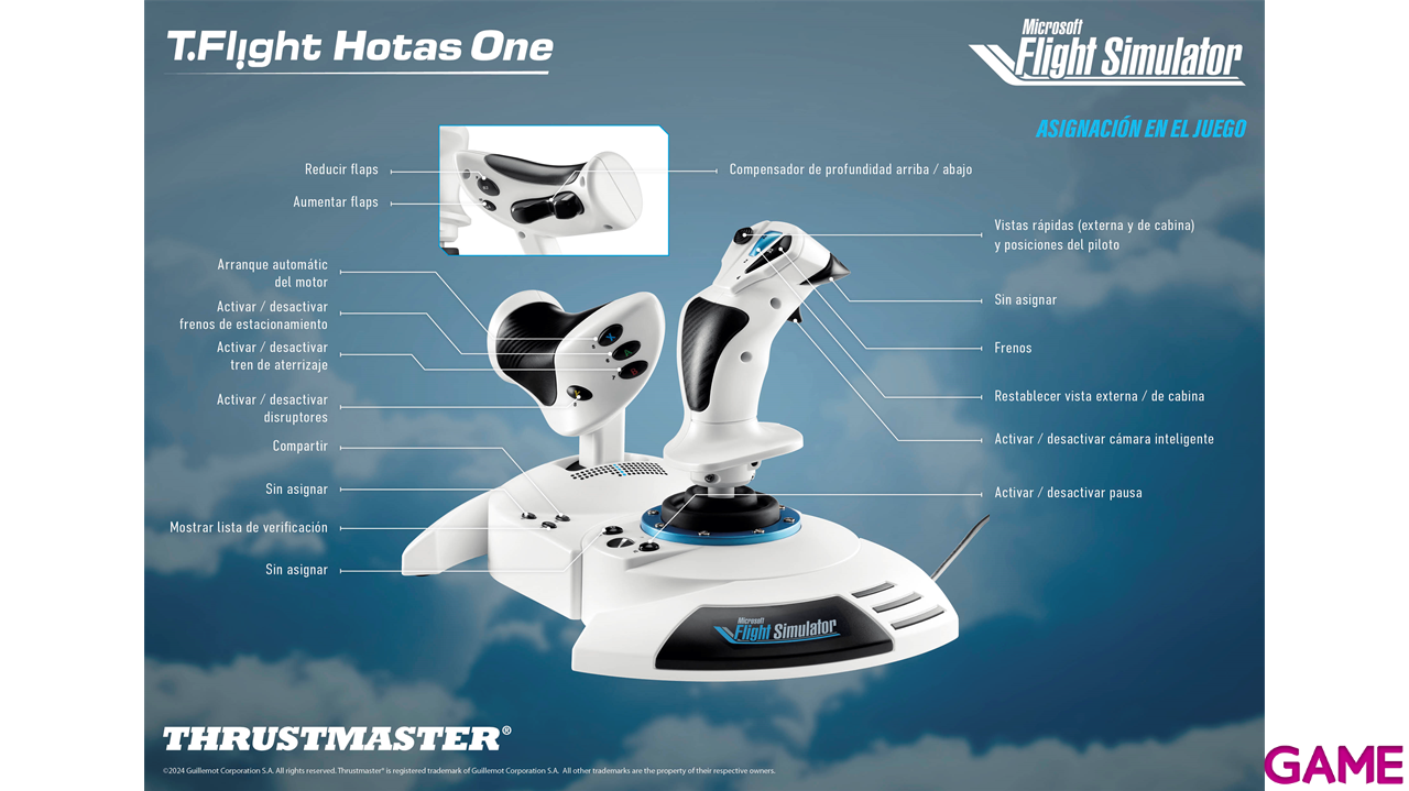Thrustmaster T.Flight Hotas One MSFS Sp. Ed. -Licencia oficial- Joystick-0