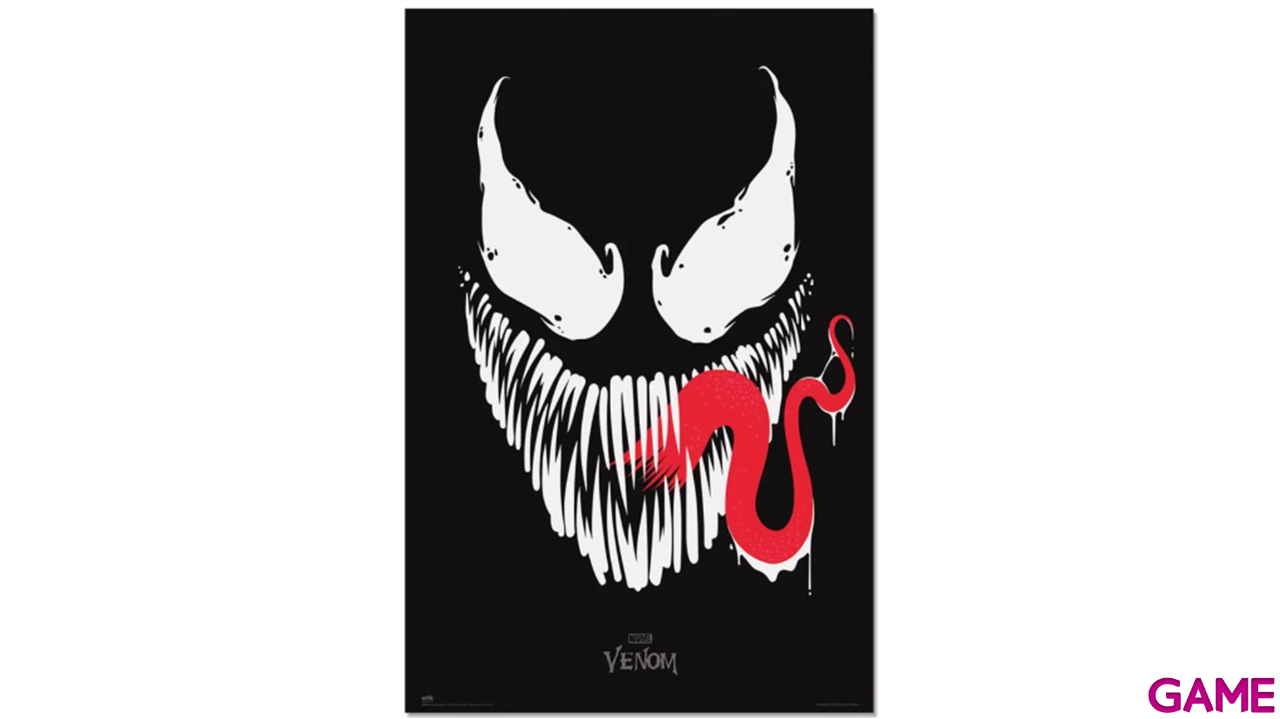 Poster Marvel Venom cara negra 61,5 x 91,5 cm-0