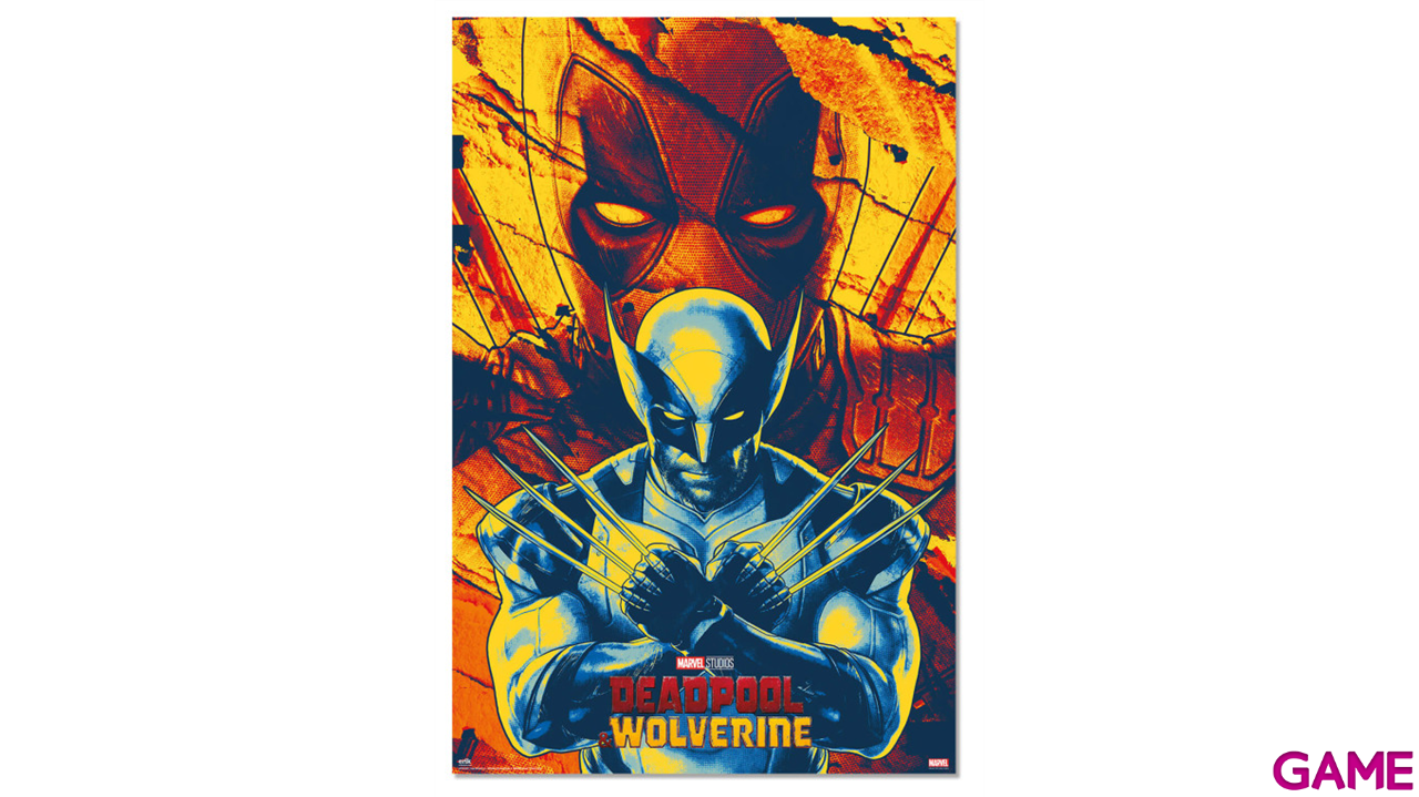 Poster Marvel Deadpool y Lobezno 61,5 x 91,5 cm-0