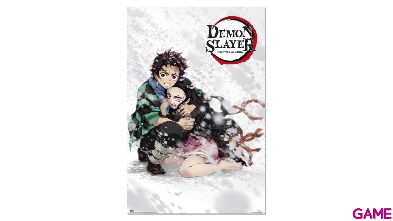 Poster Demon Slayer Tanjiro y Nezuko 61,5 x 91,5 cm-0