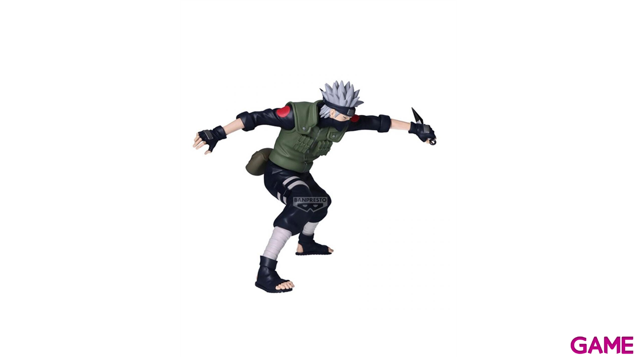 Figura Naruto Shippuden Vibration Stars Hatake Kakashi de 13 cm-0
