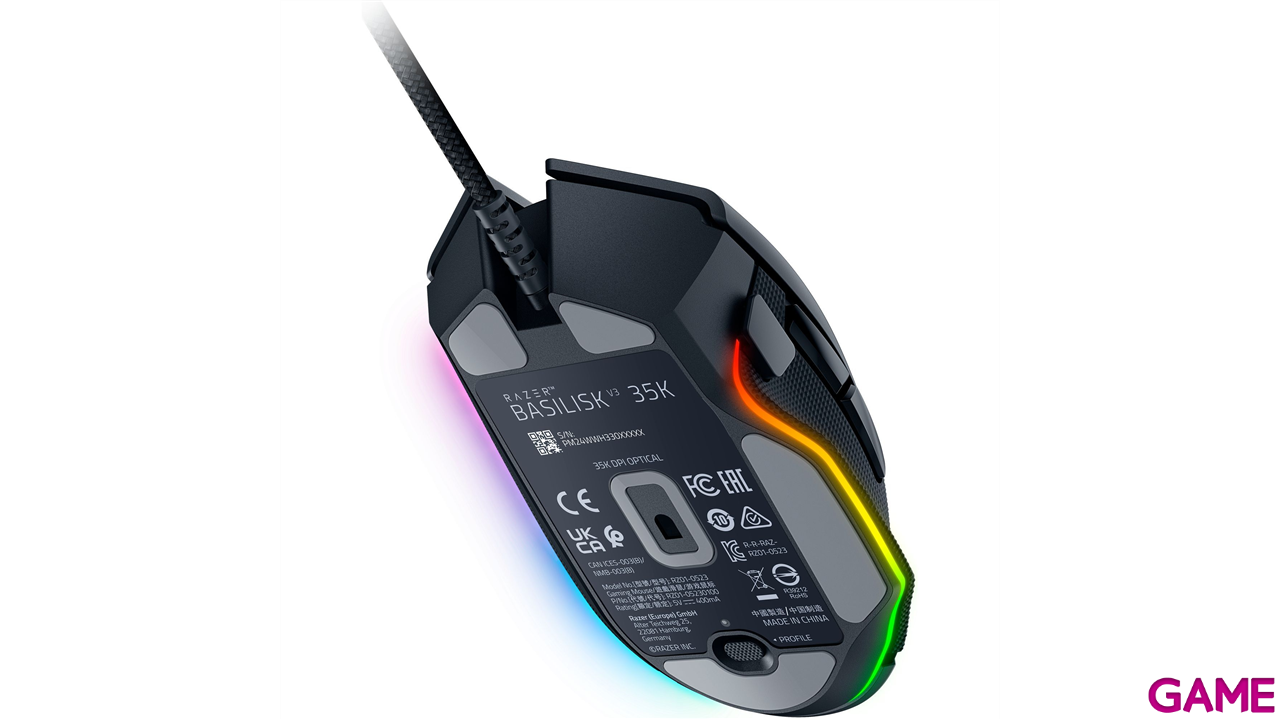 Razer Basilisk V3 optico 35K DPI - Raton Gaming-0