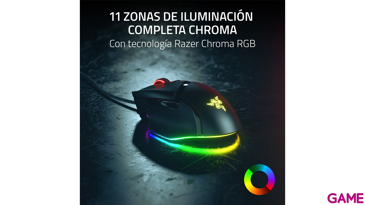 Razer Basilisk V3 optico 35K DPI - Raton Gaming-4