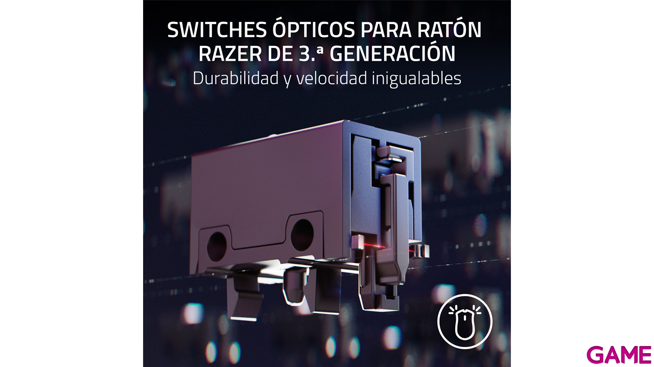 Razer Basilisk V3 optico 35K DPI - Raton Gaming-5