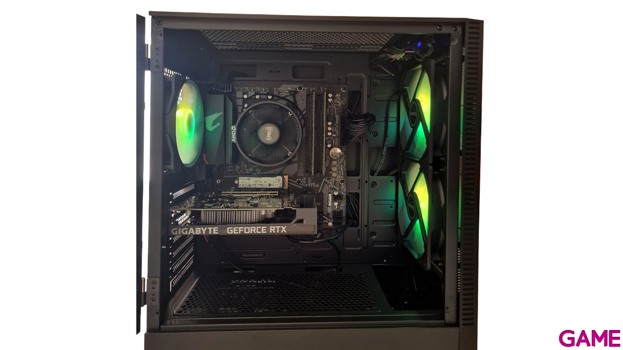 GAMEPC R5350D2 - Ryzen 5-5500 - RTX 3050 - 16GB – 1TB SSD - Ordenador Sobremesa Gaming-1