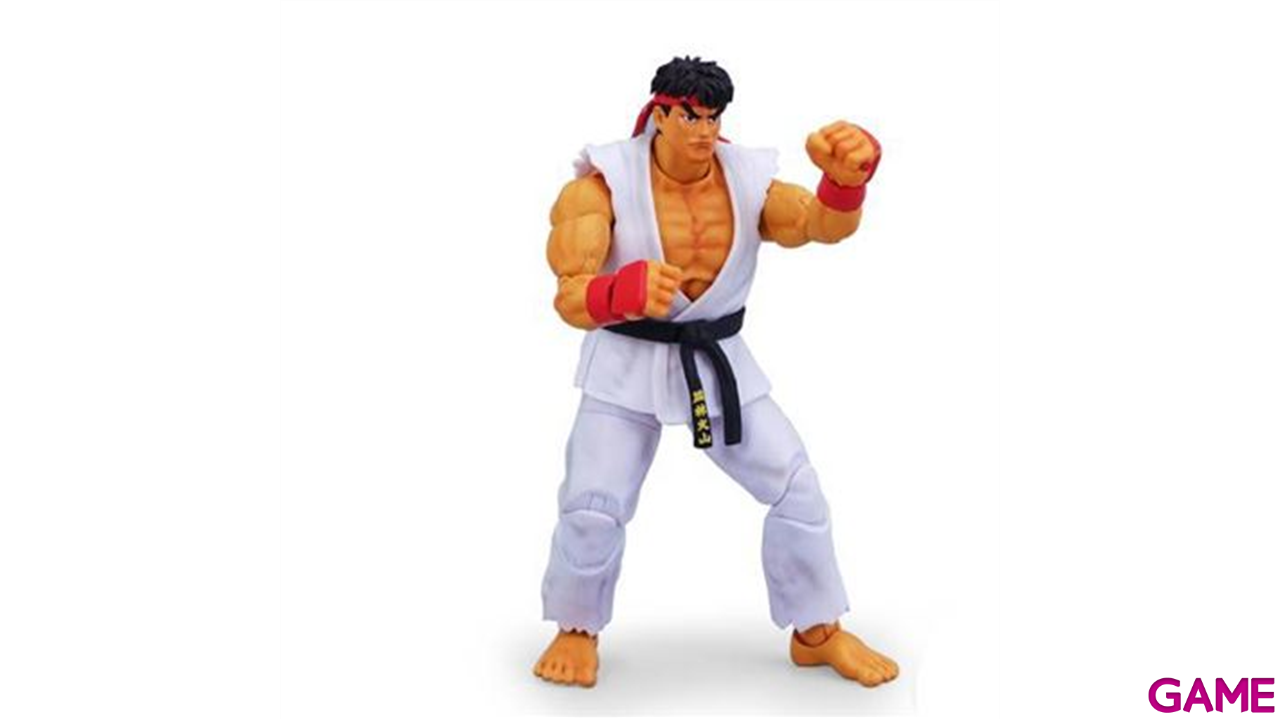 Figura Street Fighter II Ryu The final Challegers de 15 cm-0