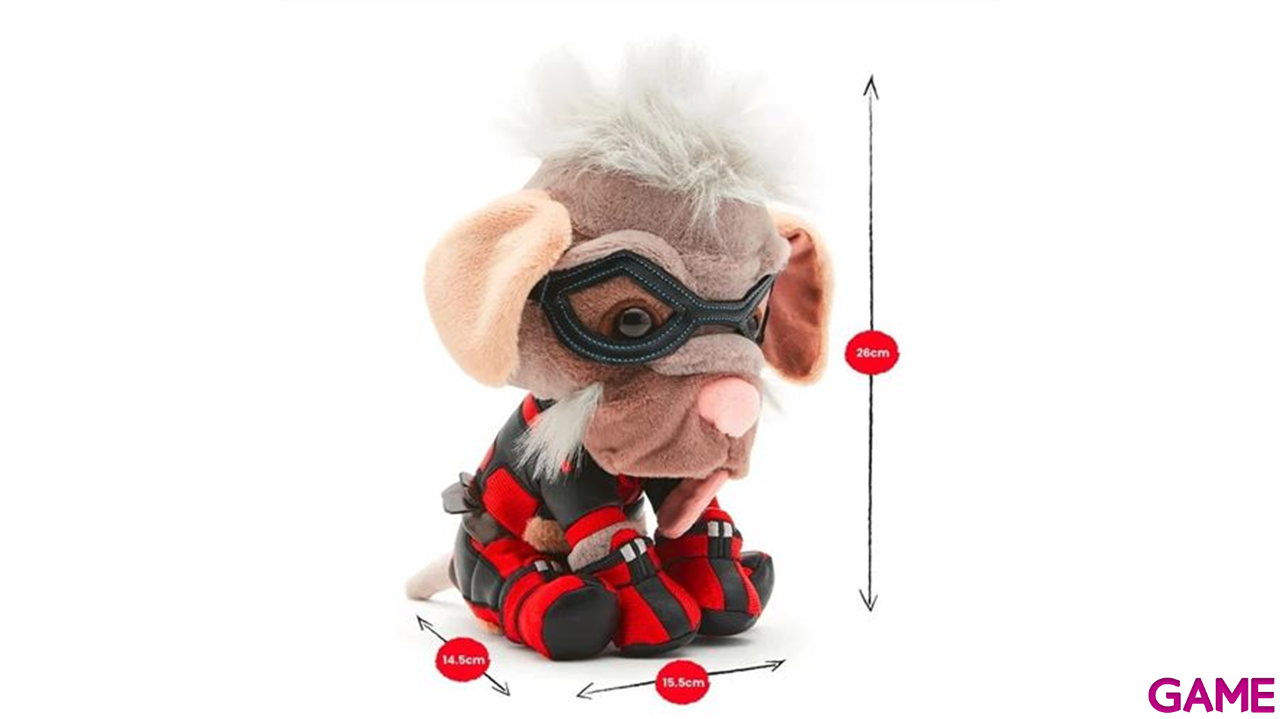 Peluche Marvel Dogpool Deadpool y Lobezno de 25 cm-0