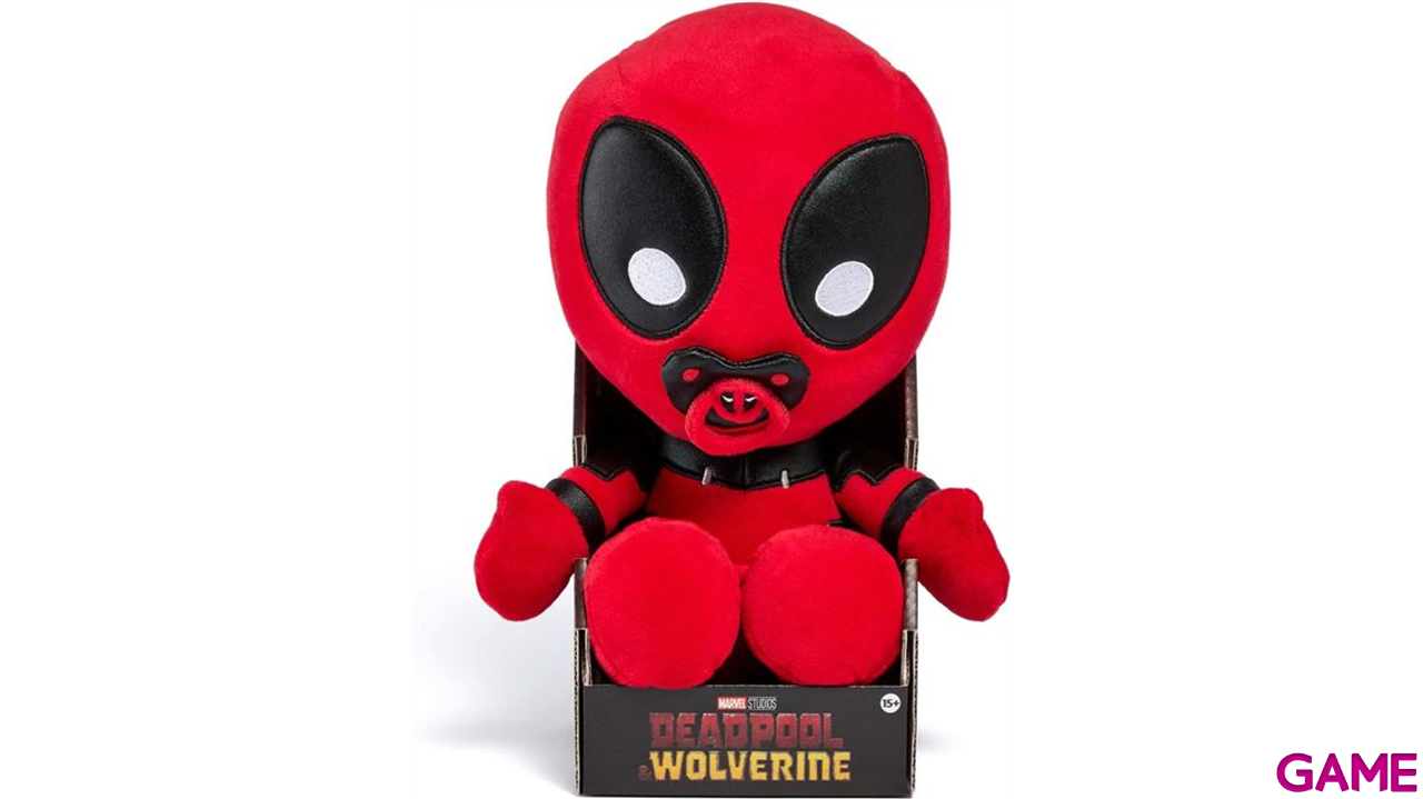 Peluche Marvel Baby Pool Deadpool y Lobezno de 25 cm-0