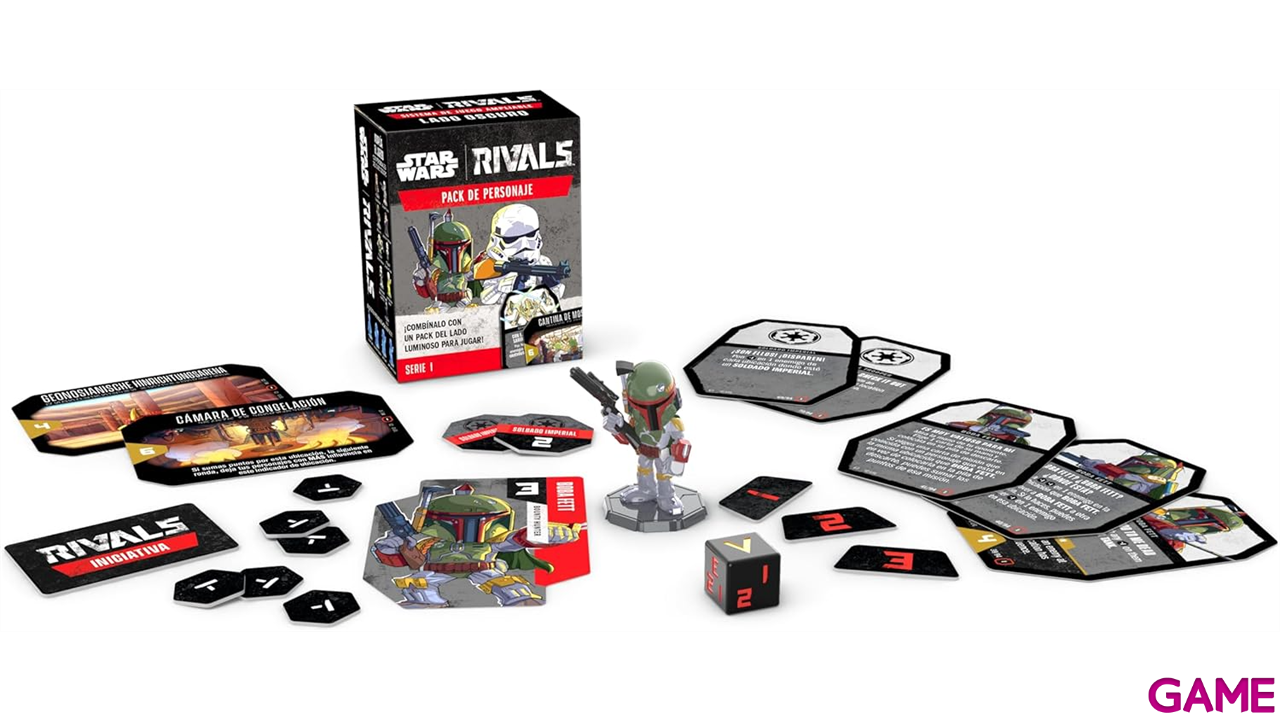 Juego de cartas Pack Funko Star Wars Rivals Serie 1. Lado Oscuro-2