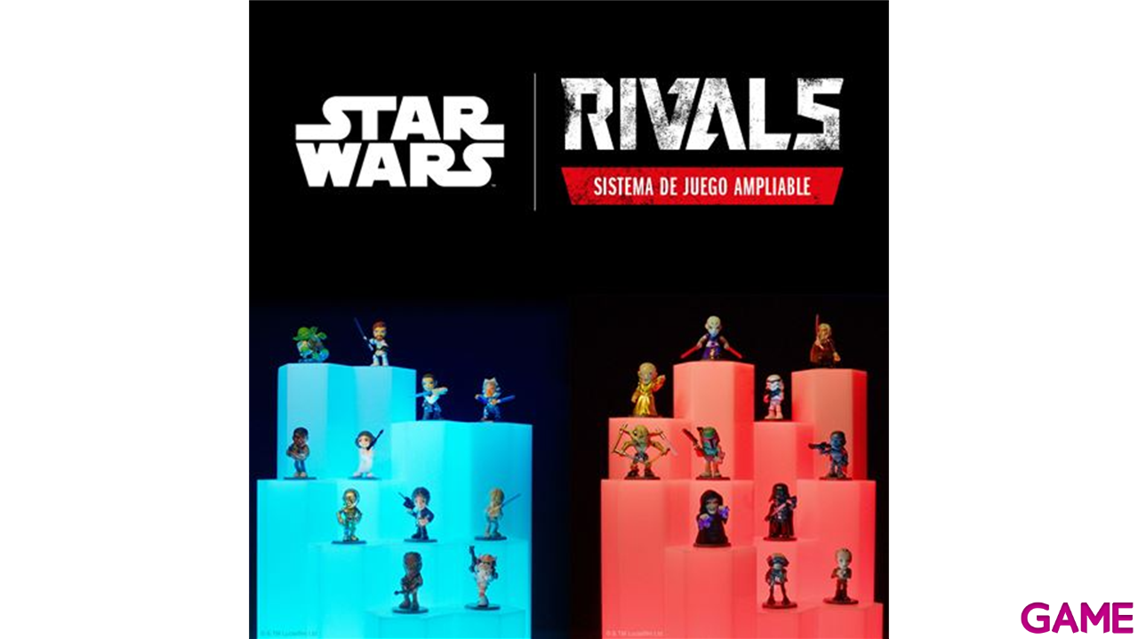 Juego de cartas Pack Funko Star Wars Rivals Serie 1. Lado Luminoso-2