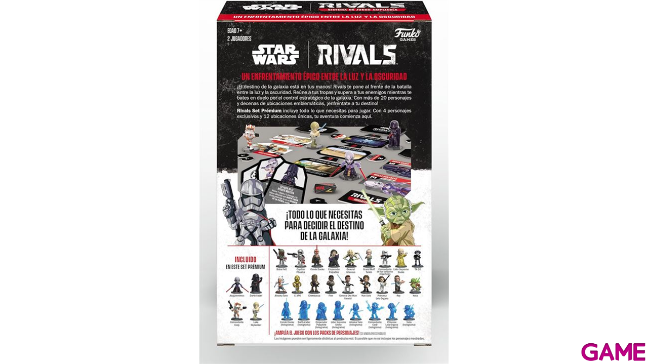 Juego de cartas Pack Funko Star Wars Rivals Serie 1. Premier Set-0