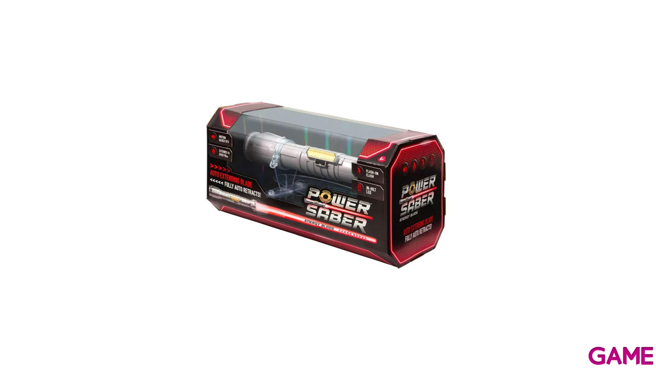 Sable retractil Star Wars con iluminacion de color rojo-1
