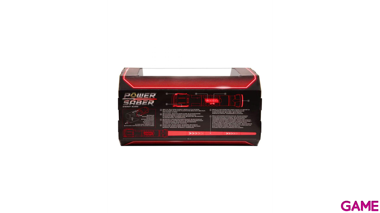 Sable retractil Star Wars con iluminacion de color rojo-2