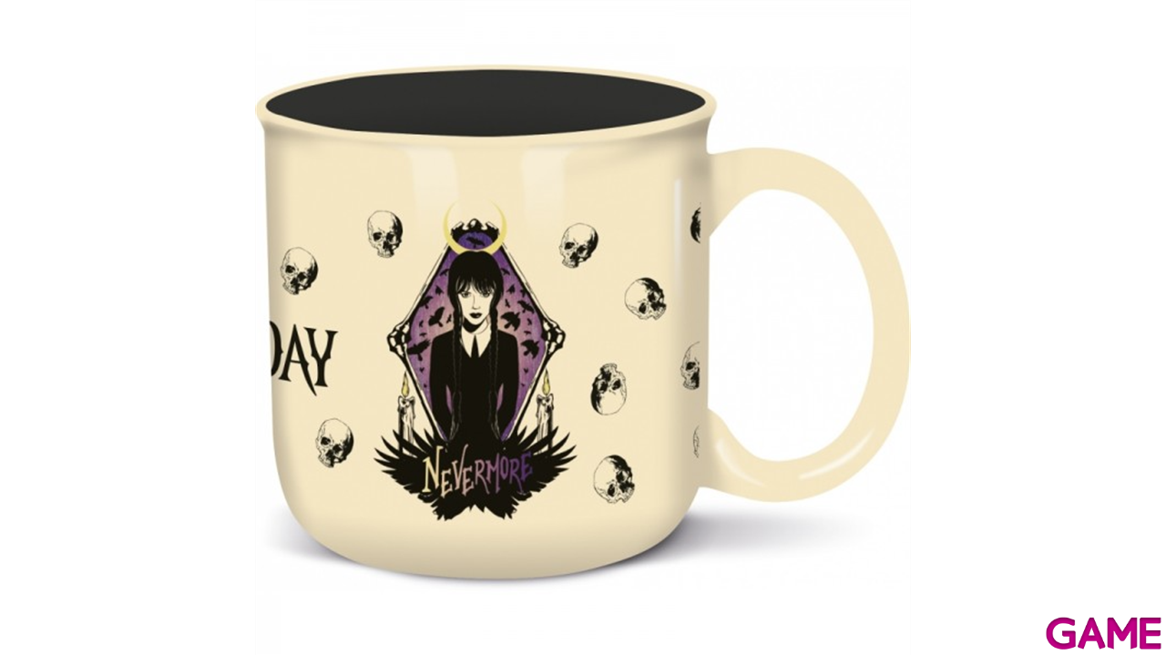 Taza de ceramica Wednesday de 400 ml-0