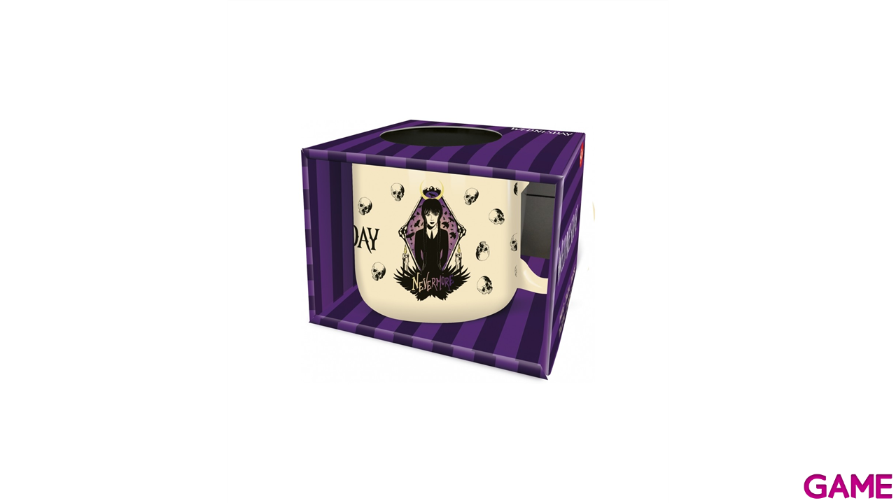 Taza de ceramica Wednesday de 400 ml-1