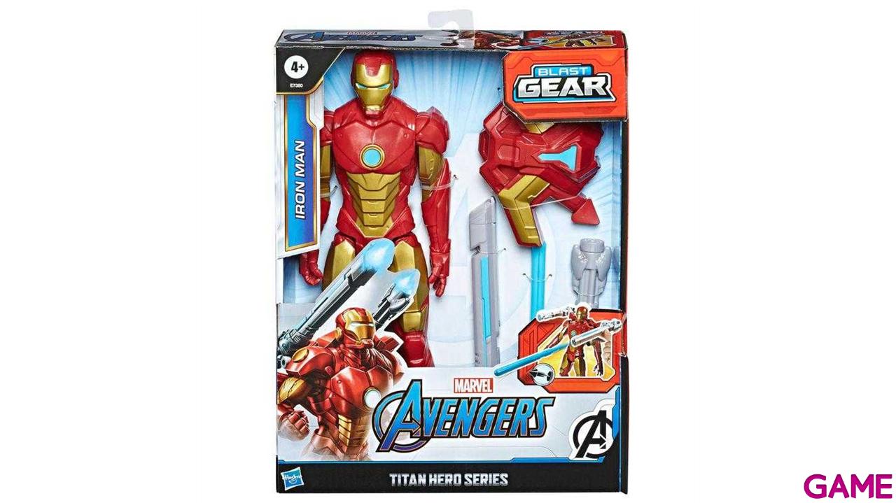 Figura Marvel Titan Iron Man Vengadores Avengers de 30 cm-0