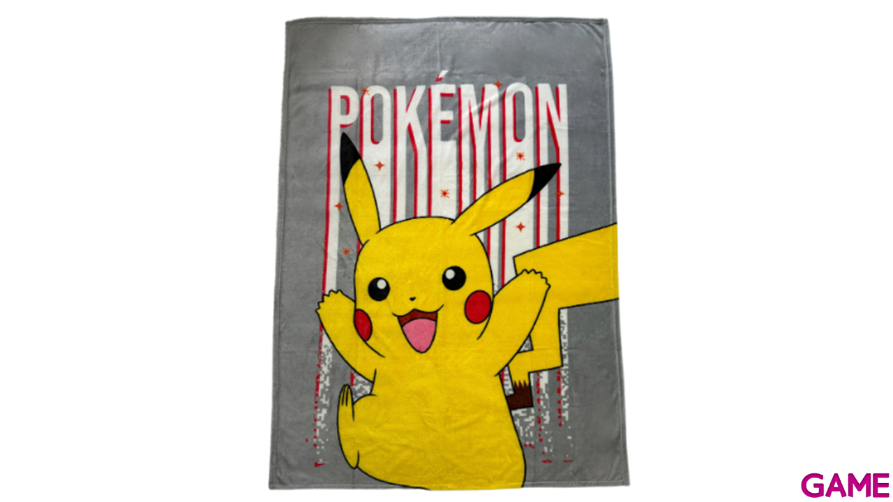 Manta Lana Coral Ultrasuave Pokemon 130X180 Cm Pikachu-1