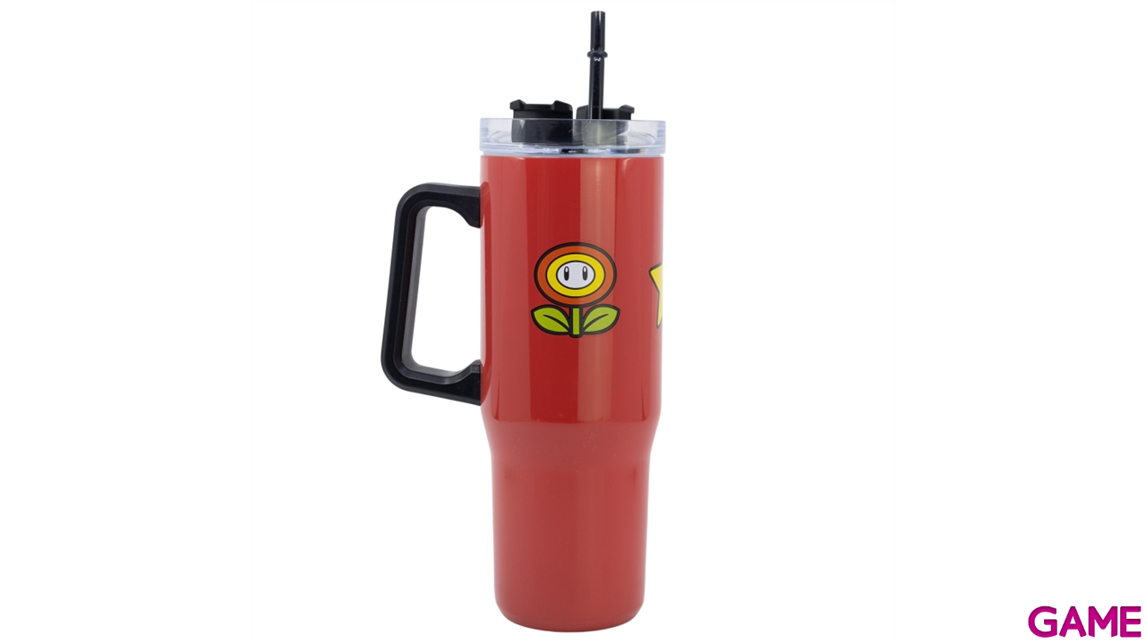 Taza Termo Xl Super Mario Acero Inoxidable 940 Ml-0