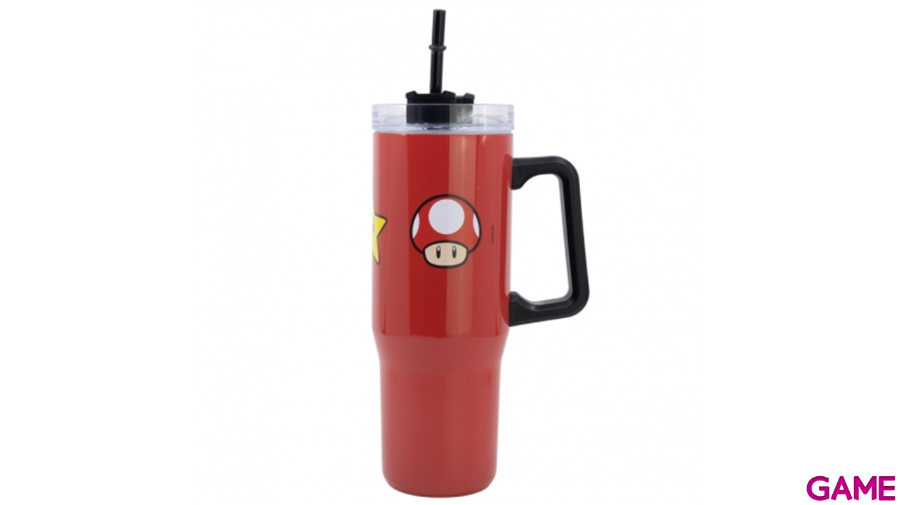 Taza Termo Xl Super Mario Acero Inoxidable 940 Ml-1