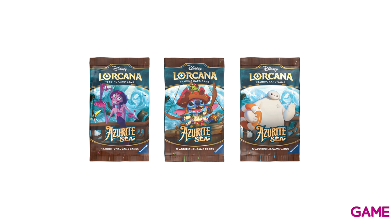 Disney Lorcana: Azurita Sea Booster Pack Individual (ingles)-0