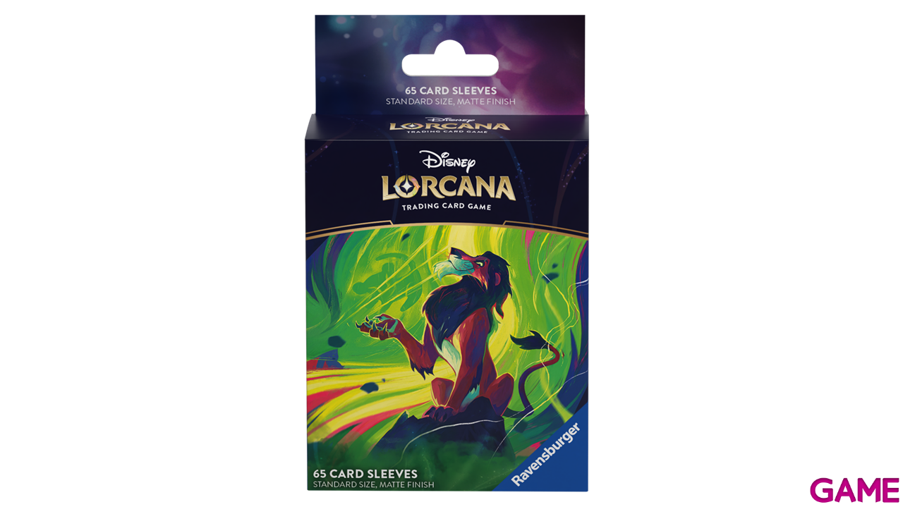 Disney Lorcana: Azurita Sea Starter Card Sleeves A - Scar Vengeful Lion-1