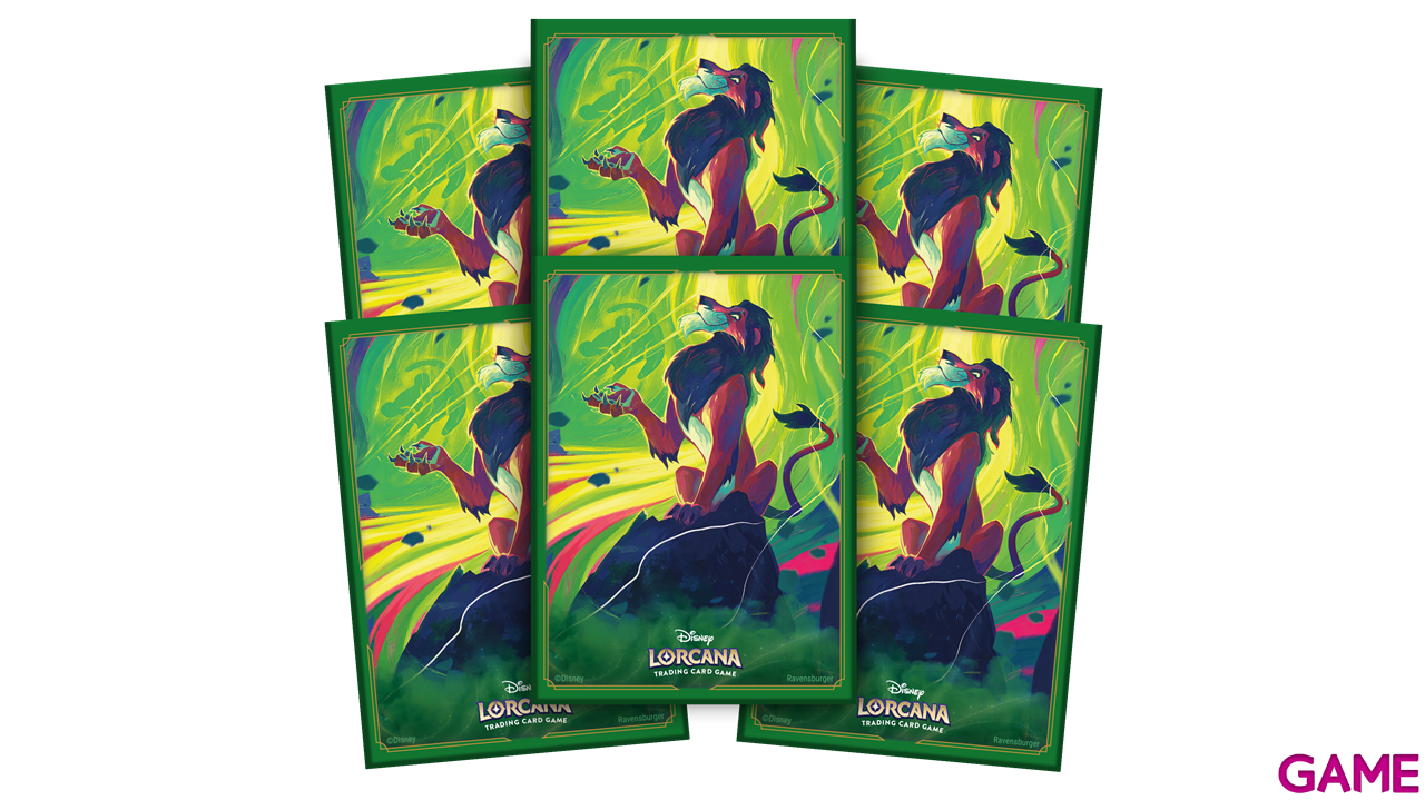 Disney Lorcana: Azurita Sea Starter Card Sleeves A - Scar Vengeful Lion-2