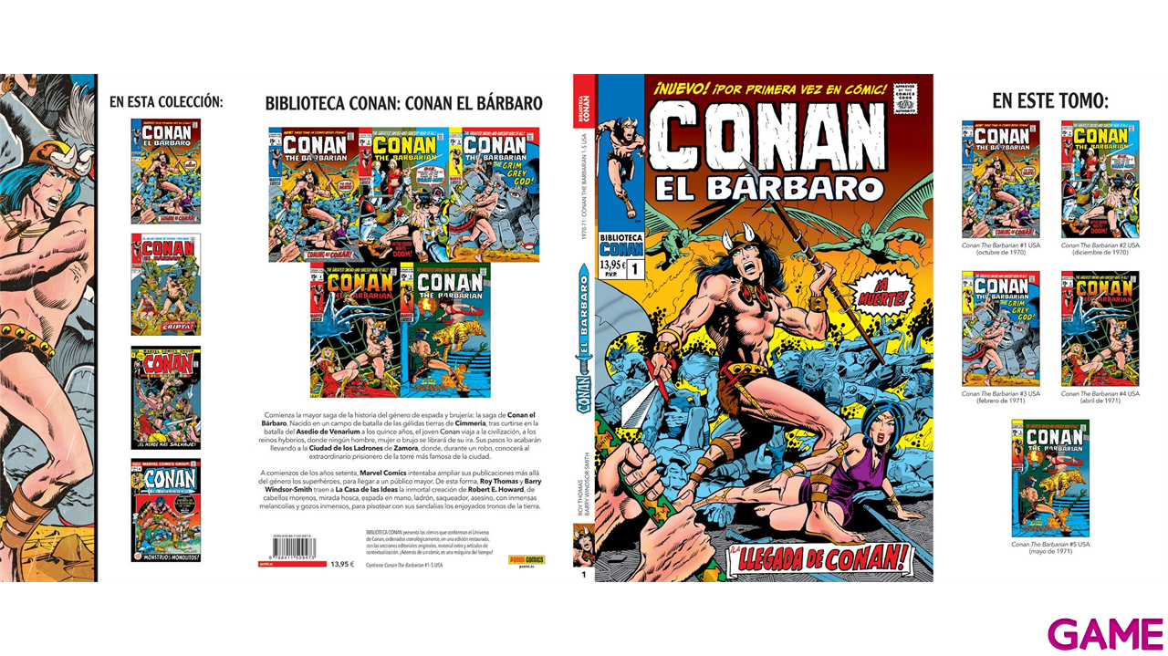 Conan El Bárbaro 1. 1970-71 La llegada de Conan-2