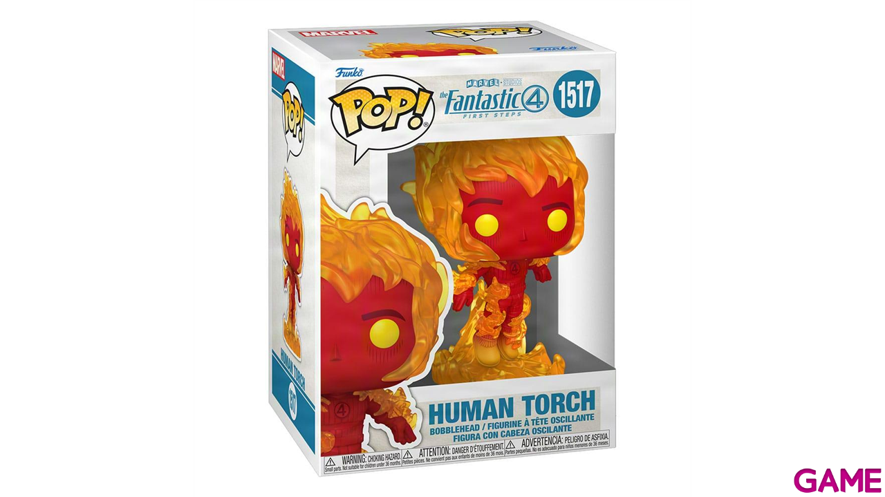 Figura POP Los 4 Fantasticos La antorcha humana-1