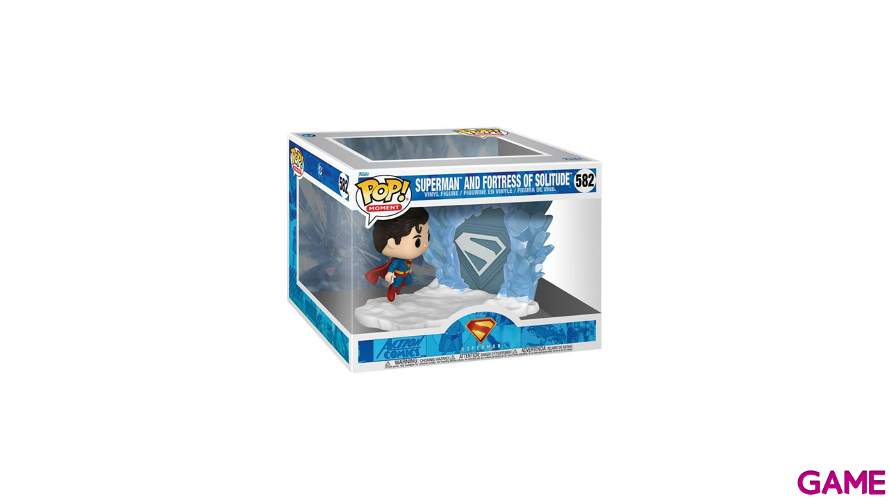 Figura POP Moment Superman Superman and Fortress of Solitude-1