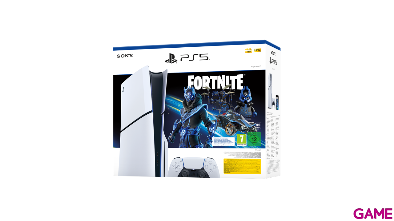 PlayStation 5 Modelo Slim Pack Fortnite Cobalt Star-3