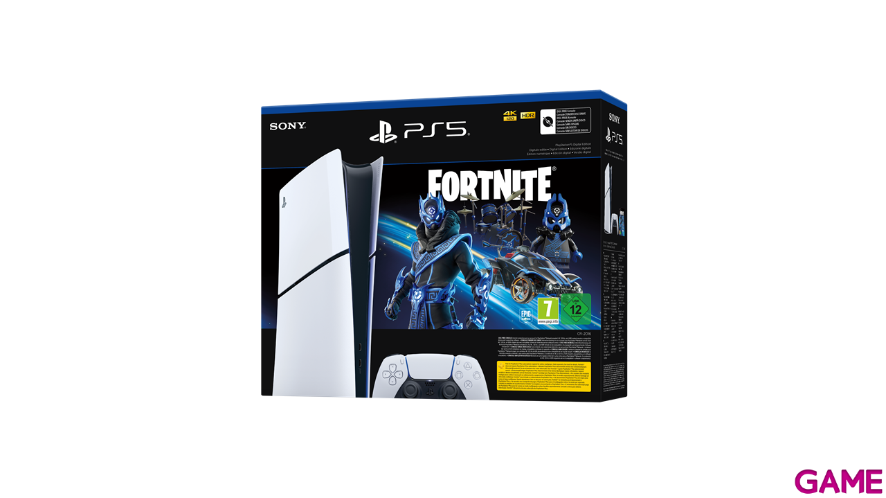PlayStation 5 Edición Digital Pack Fortnite Cobalt Star-0