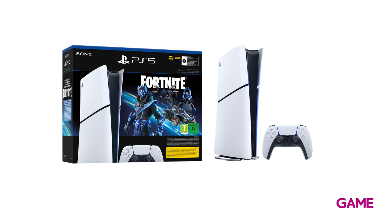 PlayStation 5 Edición Digital Pack Fortnite Cobalt Star-1