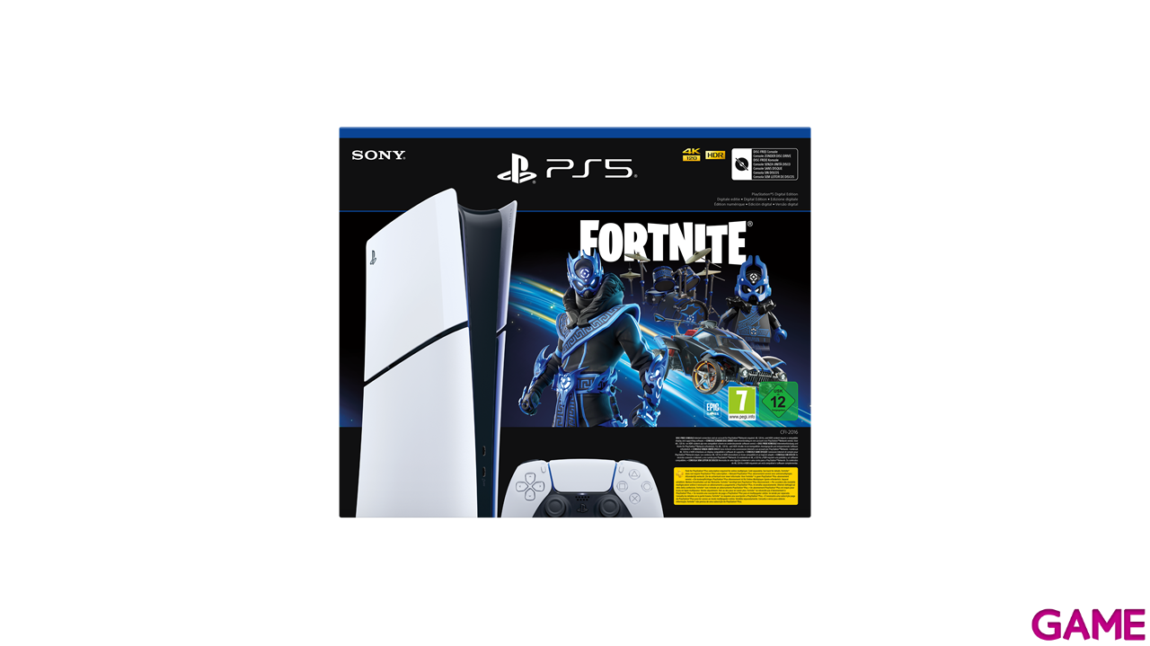 PlayStation 5 Edición Digital Pack Fortnite Cobalt Star-4
