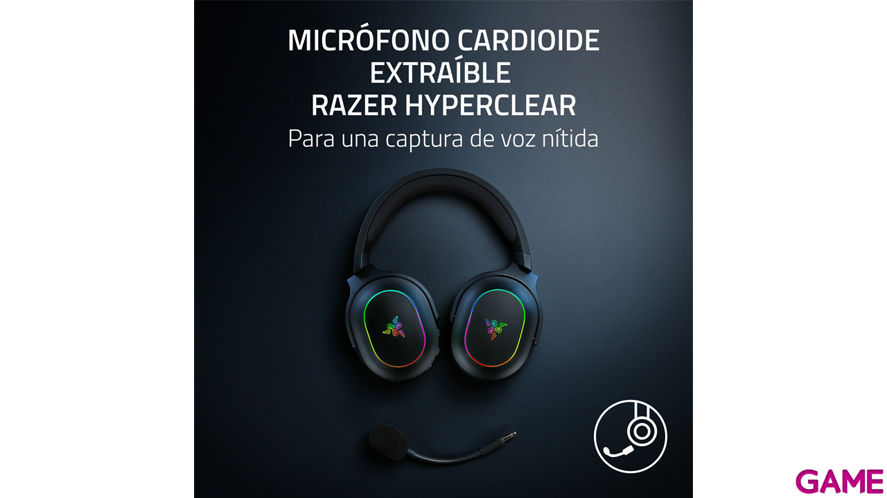 Razer Barracuda X Chroma Bluetooth Wireless Negro PC - PS5 - PS4 - XBOX - Switch - Movil - Auriculares Gaming-4