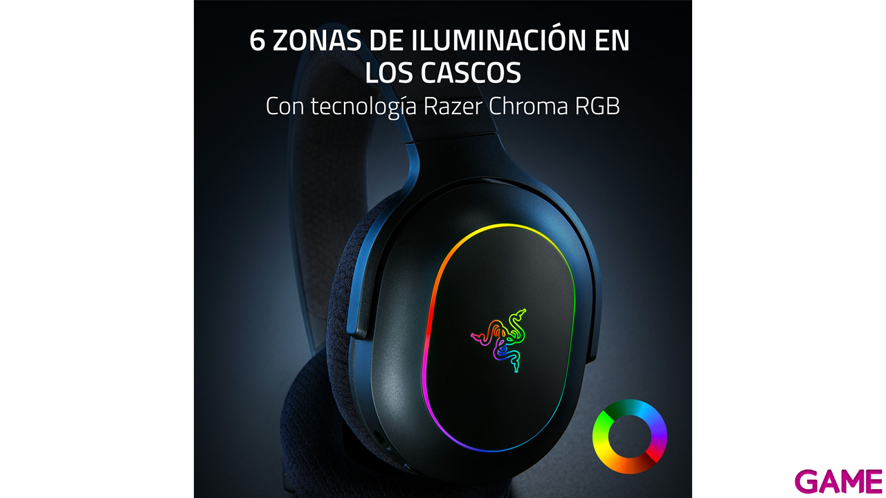 Razer Barracuda X Chroma Bluetooth Wireless Negro PC - PS5 - PS4 - XBOX - Switch - Movil - Auriculares Gaming-7