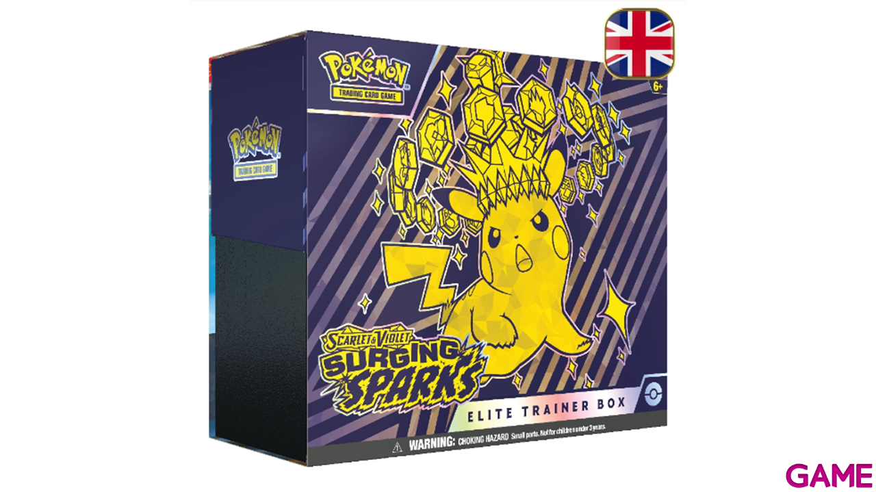 Caja Entrenador Élite Pokemon Scarlet & Violet: Surging Sparks (inglés)-0