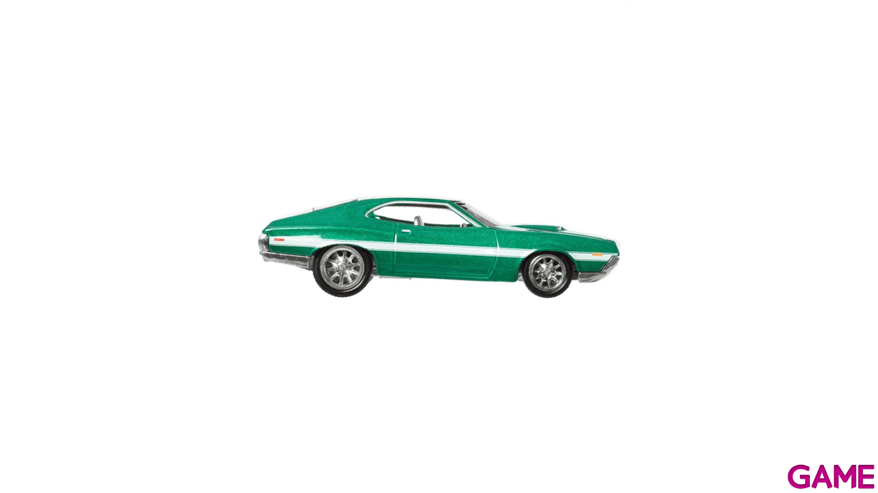 Coche Hot Wheels Fast Furious Ford Gran Torino 1972 Scale 1/64 de 8 cm-0