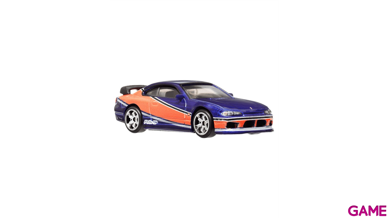 Coche Hot Wheels Fast Furious Nissan Silvia S15 Scale 1/64 de 8 cm-1