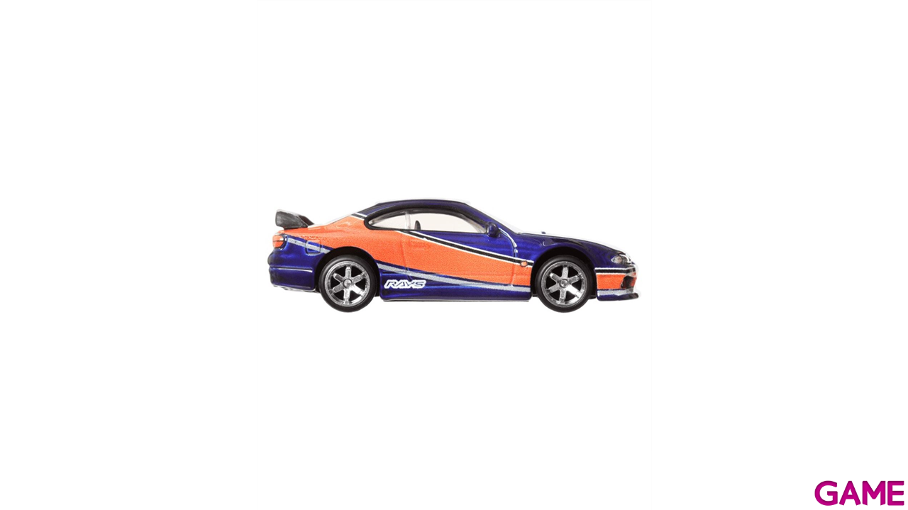 Coche Hot Wheels Fast Furious Nissan Silvia S15 Scale 1/64 de 8 cm-2