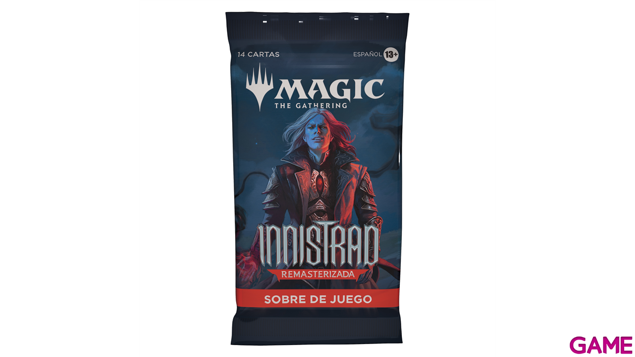 Sobre de cartas Magic The Gathering Innistrad remasterered Play Booster (castellano)-0