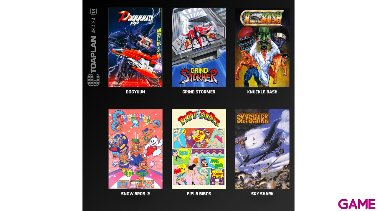 Cartucho Evercade Toaplan Arcade Collection 4-3
