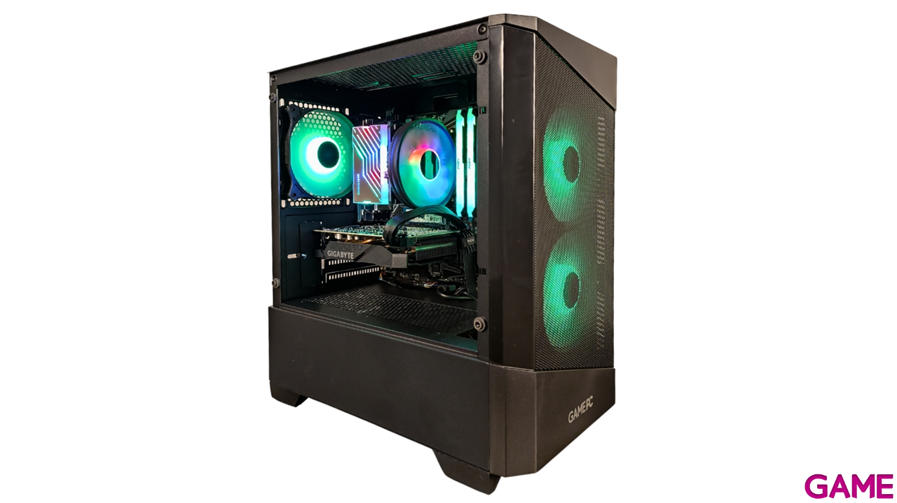 GAMEPC 24PR51650 Ryzen 5 4500 - GTX 1650 OC - 16GB 3200Mhz - 512GB SSD M2 - Ordenador Sobremesa-1