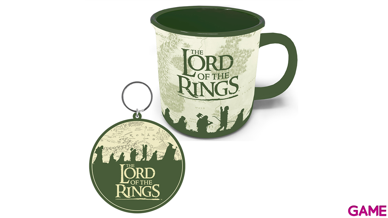 Taza Cerámica + Llavero El Señor De Los Anillos-0